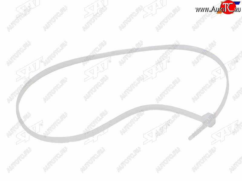 7 р. Хомут пластиковый (стяжка) 370 мм* 3,5мм (1ШТ) SAT ST-429-0001  с доставкой в г. Пермь