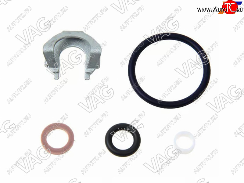 1 779 р. Комплект уплотнений форсунки  Audi Q7, Skoda Superb, VW Passat/Phaeton/Touareg 07- VAG 03H198149A, 03h198149a VAG 03H198149A  с доставкой в г. Пермь