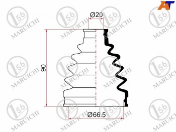 619 р. Пыльник ШРУСа наружный TOYOTA PASSO KGC1# QNC10 1KRFEMITSUBISHI PAJERO MINI H58A H53 58A MARUICHI 02-167  с доставкой в г. Пермь. Увеличить фотографию 1