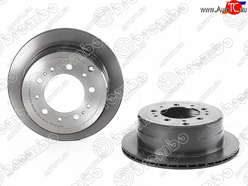 5 799 р. Задний тормозной диск (вентилируемый) BREMBO  Lexus LX470  J100 (1998-2007), Toyota Land Cruiser  100 (1998-2005)  с доставкой в г. Пермь