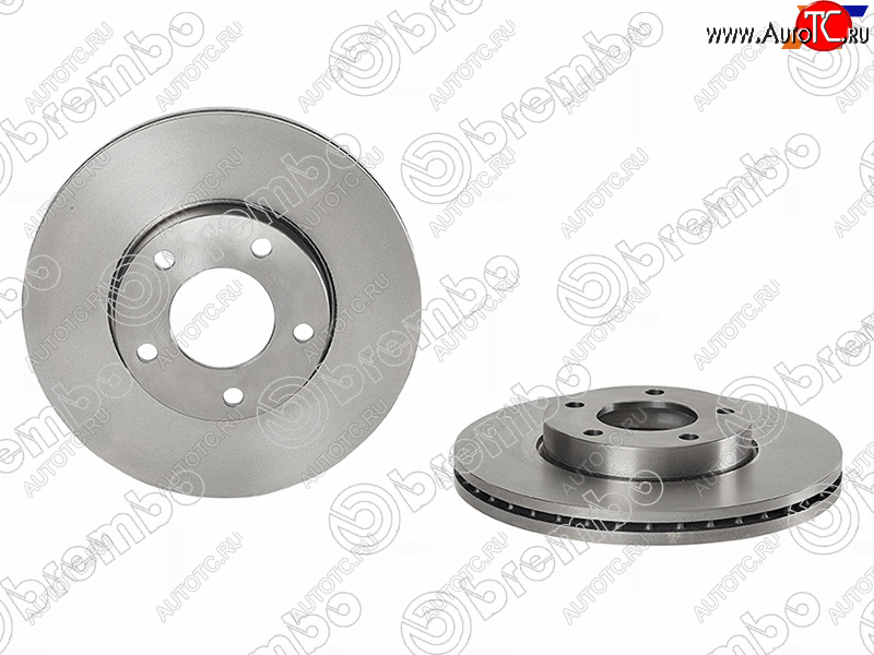4 899 р. Передний тормозной диск (вентилируемый) BREMBO Mazda 3/Axela BK дорестайлинг, хэтчбэк (2003-2006)  с доставкой в г. Пермь