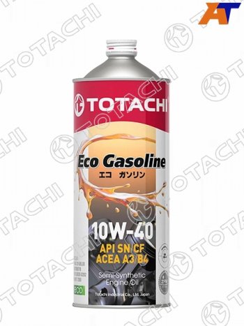 1 169 р. Масло моторное полусинтетическое TOTACHI Eco Gasoline 10W-40 SNCF, A3B4 1л TOTACHI 10901  с доставкой в г. Пермь. Увеличить фотографию 1