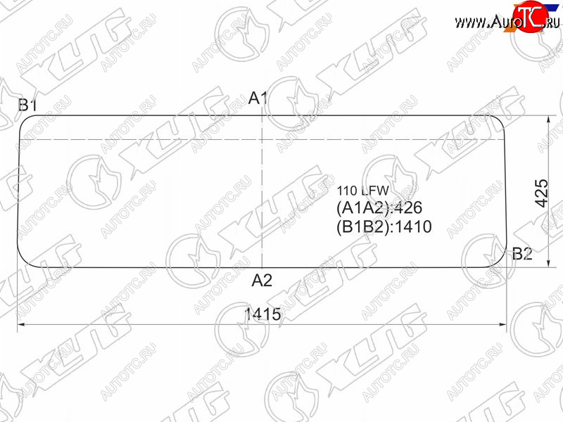 3 199 р. Стекло лобовое Land Rover Defender 83-16 XYG 110 LFW  с доставкой в г. Пермь