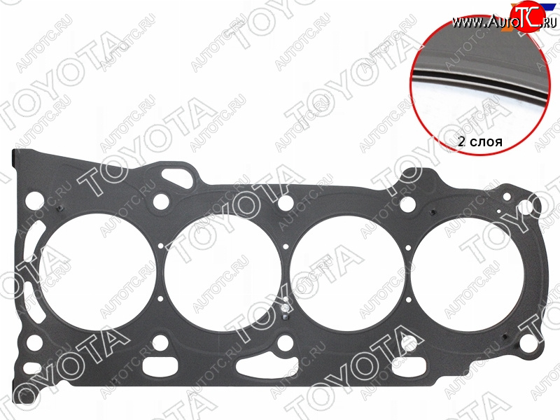 4 099 р. Прокладка головки блока TOYOTA IPSUM,CAMRY,HARRIER 2AZFE 05- TOYOTA 11115-28040  с доставкой в г. Пермь