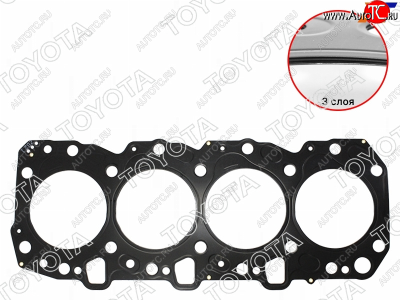 9 499 р. Прокладка головки блока 1KZTE (MARK 3) 4RUNNERHIACEHILUXSURFLAND CRUISER 93- TOYOTA 11115-67050-03  с доставкой в г. Пермь