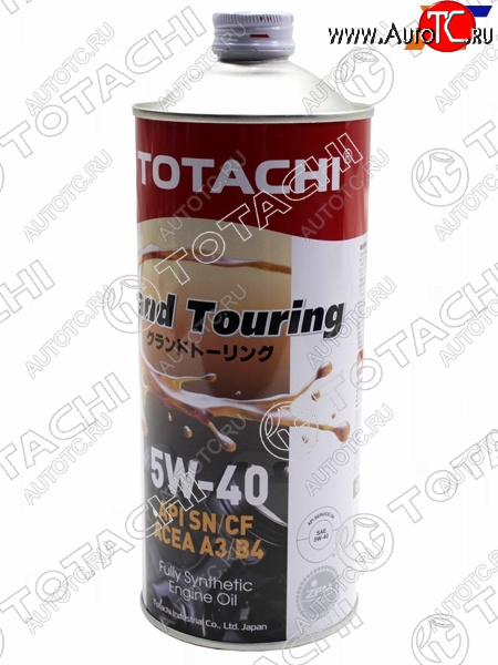 1 399 р. Масло моторное синтетическое TOTACHI Grand Touring 5W-40 SNCF, A3B4 1л TOTACHI 11901  с доставкой в г. Пермь