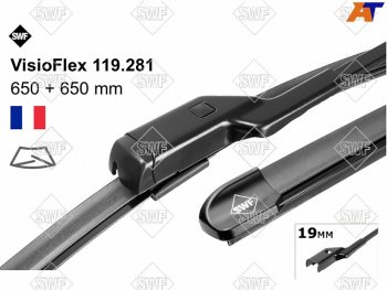 2 889 р. Комплект щеток стеклоочистителя 650мм+650мм OPEL ASTRA J 09-16 PEUGEOT 508 10-18 SWF 119281  с доставкой в г. Пермь. Увеличить фотографию 2