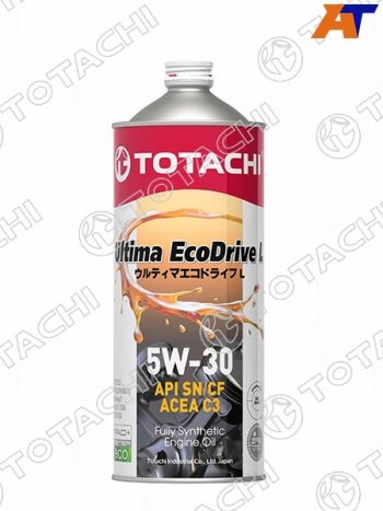 1 299 р. Масло моторное синтетическое TOTACHI Ultima Ecodrive L 5W-30 SNCF, C3 1л TOTACHI 12101  с доставкой в г. Пермь. Увеличить фотографию 1