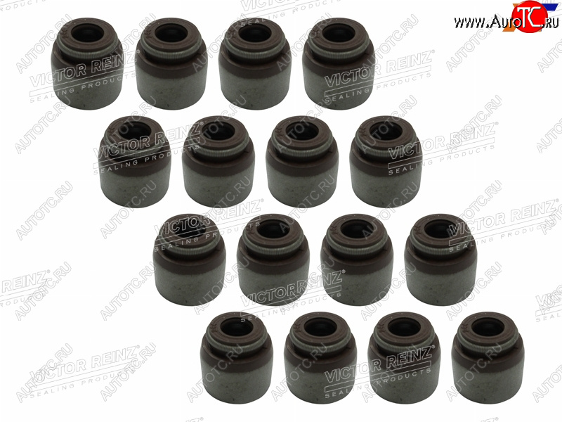 3 399 р. Комплект маслосъемных колпачков NISSAN SR#QR#VQ#RB20DE - впусквыпуск (16 шт) VICTOR REINZ 12-52738-01  с доставкой в г. Пермь