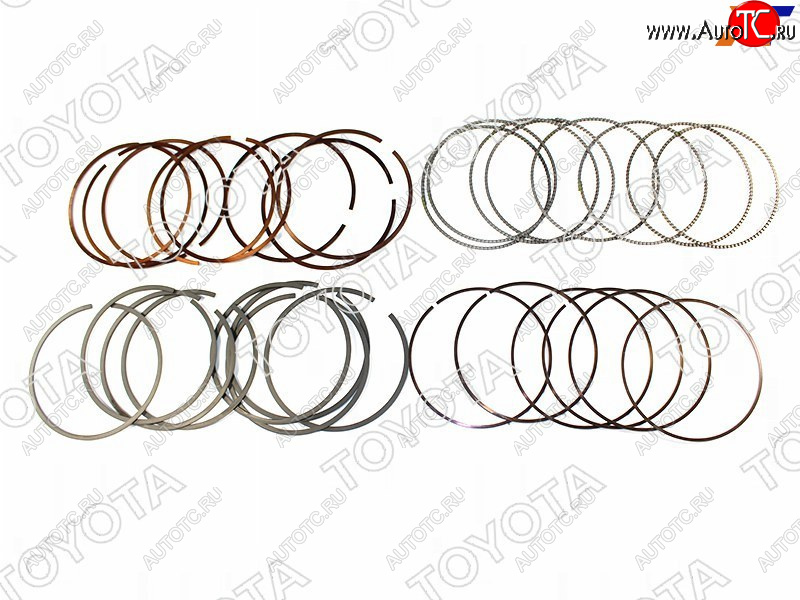 28 449 р. Кольца поршневые LEXUS LX570 07-  3URFE TOYOTA 13011-0S011  с доставкой в г. Пермь