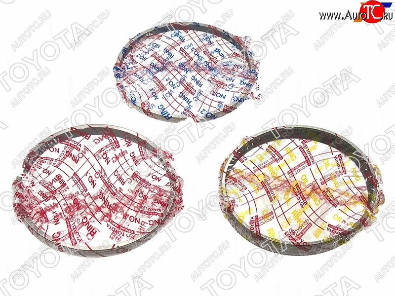14 999 р. Кольца поршневые (к-т STD) 1-2GD HILUXLC Prado ##J15# 15- TOYOTA 13011-11201  с доставкой в г. Пермь