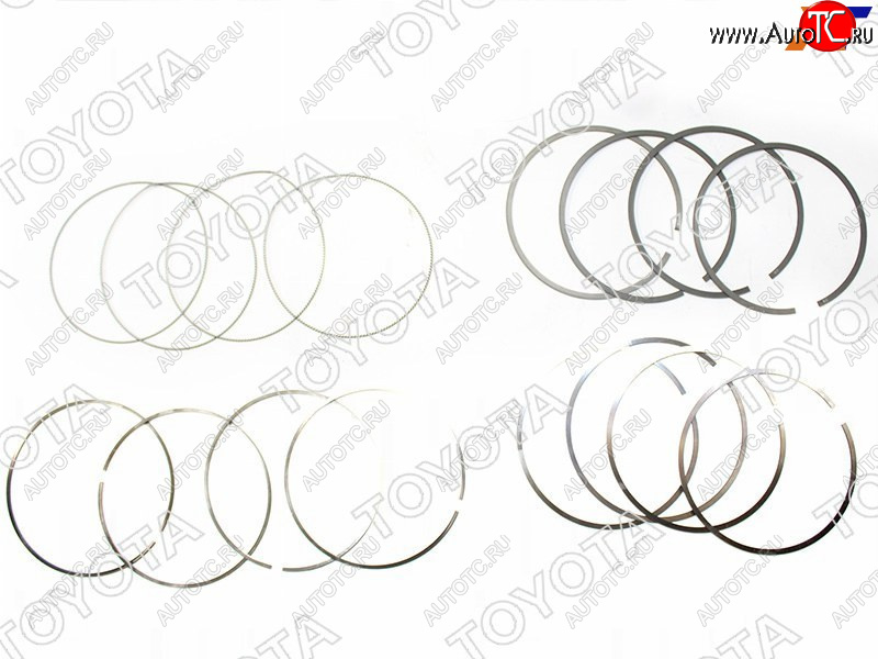 9 999 р. Кольца поршневые TOYOTA HIACE,LAND CRUISER PRADO 2TRFE 04- TOYOTA 13011-75110  с доставкой в г. Пермь