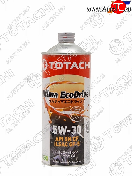 1 239 р. Масло моторное синтетическое TOTACHI Ultima Ecodrive F 5W-30 SNCF, A5B5, GF-5 1л                   TOTACHI 12201  с доставкой в г. Пермь