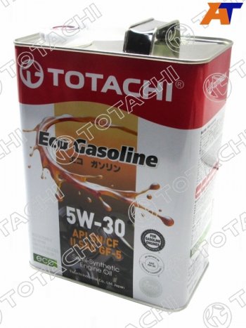3 699 р. Масло моторное полусинтетическое TOTACHI Eco Gasoline 5W-30 SNCF, C2, GF-5 4л TOTACHI 10804  с доставкой в г. Пермь. Увеличить фотографию 1
