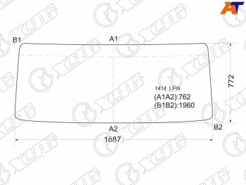 Стекло лобовое Mercedes-Benz LN-series 83-98 XYG 1414 LFW