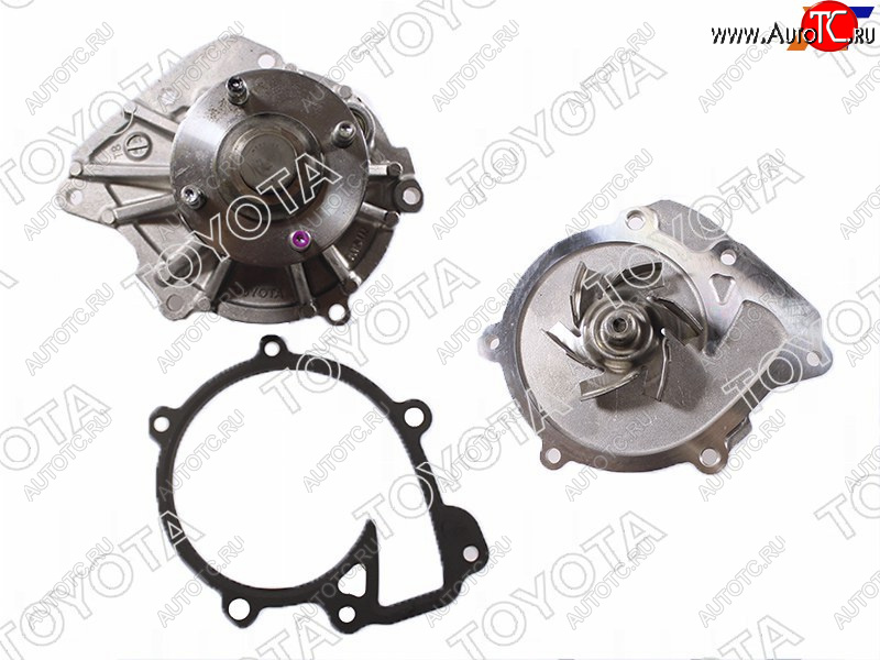 14 949 р. Насос водяного охлаждения SAT Toyota Land Cruiser Prado J150 дорестайлинг (2009-2013)  с доставкой в г. Пермь