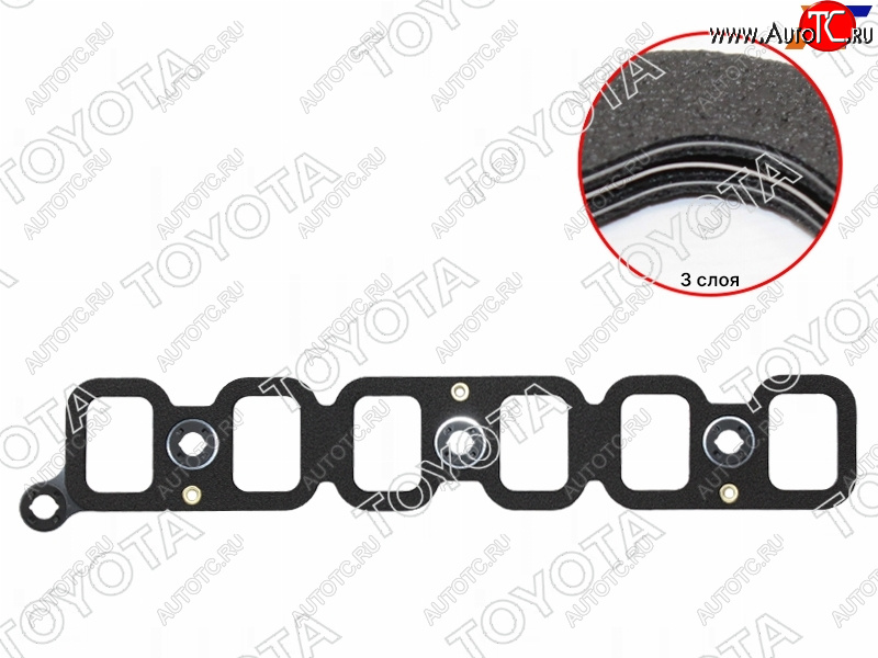 1 499 р. Прокладка впускного коллектора 1HDFTE LAND CRUISER J7#J8#J10# 98- TOYOTA 17171-17030  с доставкой в г. Пермь