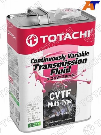 5 399 р. Масло трансмиссионное синтетическое TOTACHI CVT MULTI-TYPE 4л TOTACHI 20504  с доставкой в г. Пермь. Увеличить фотографию 1