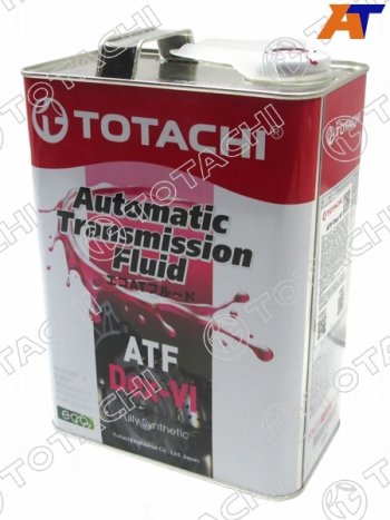 4 749 р. Масло трансмиссионное синтетическое TOTACHI ATF DEX-VI 4л TOTACHI 20904  с доставкой в г. Пермь. Увеличить фотографию 1