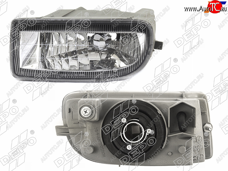 4 199 р. Фара противотуманная (Слева) Toyota Land Cruiser (J100) 98-07  Grand Hiace 99-02  Granvia 99-02 DEPO 212-2018L-UE  с доставкой в г. Пермь