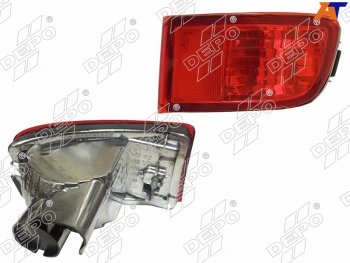 1 439 р. Отражатель Toyota Land Cruiser Prado (J120) 02-09  4Runner 02-09  Hilux Surf 02-09 (Сзади Справа) DEPO 212-2924R-E  с доставкой в г. Пермь. Увеличить фотографию 1