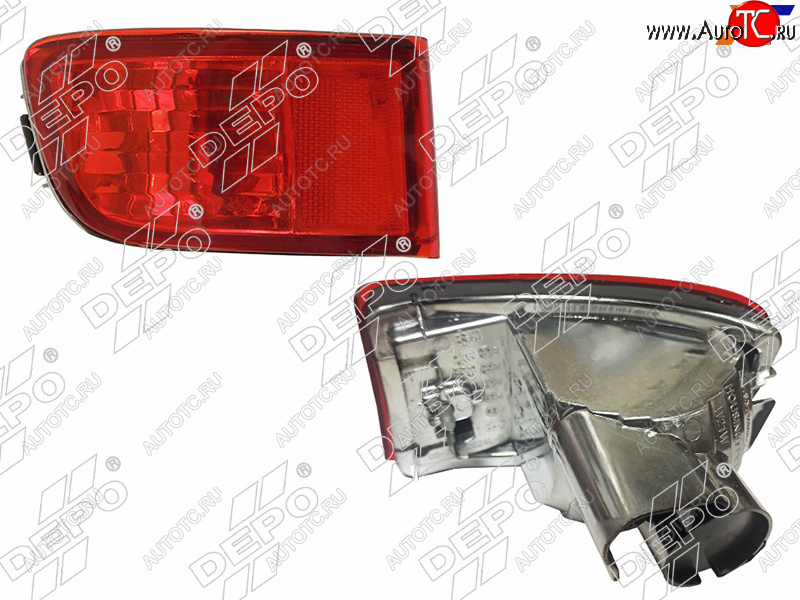 1 439 р. Отражатель Toyota Land Cruiser Prado (J120) 02-09  4Runner 02-09  Hilux Surf 02-09 (Сзади Слева) DEPO 212-2924L-E  с доставкой в г. Пермь