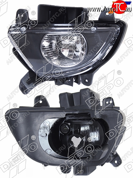 4 399 р. Фара противотуманная (Слева) Hyundai i30 10-12 DEPO 221-2032L-UE  с доставкой в г. Пермь