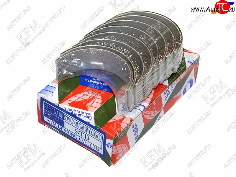 3 899 р. Вкладыши шатунные к-т STD HYUNDAI ELANTRAAVANTEI40 1,82,0 11- KFM 23060-2E000  с доставкой в г. Пермь