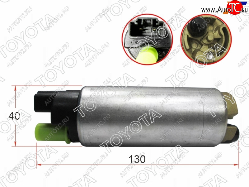 34 549 р. Насос топливный 2JZGE1FZFE CROWNLAND CRUISERGS300LX450 95-                                       TOYOTA 23221-66040  с доставкой в г. Пермь