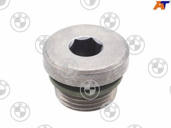 148 р. Пробка поддона АКПП BMW 3-SERIES F30 12-/5-SERIES F10/F11 10-16/X3 F25 10-17/X5 F15 14-/X6 E71 08-14 BMW 24117552349 BMW 24117552349  с доставкой в г. Пермь. Увеличить фотографию 1