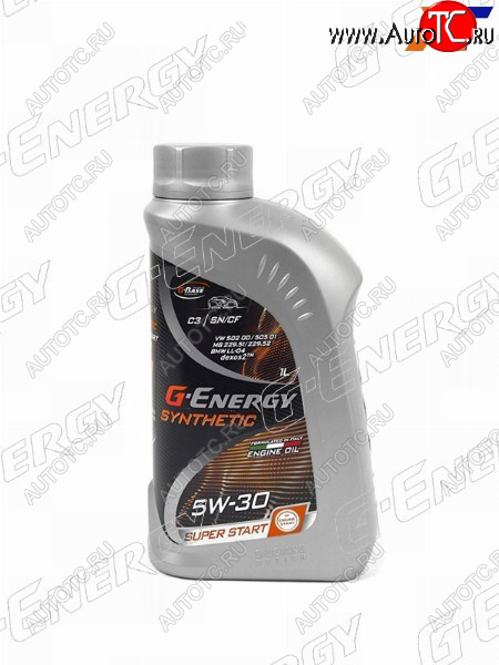 789 р. Масло моторное синтетическое G-Energy Synthetic Super Start 5W-30 SNCF, C3 1л G-ENERGY 253142399  с доставкой в г. Пермь