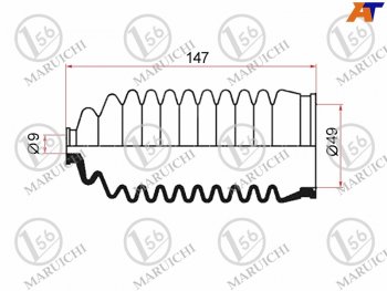 719 р. Пыльник рулевой рейки TOYOTA SV3#SV4#ST18# MARUICHI 26-486  с доставкой в г. Пермь. Увеличить фотографию 1