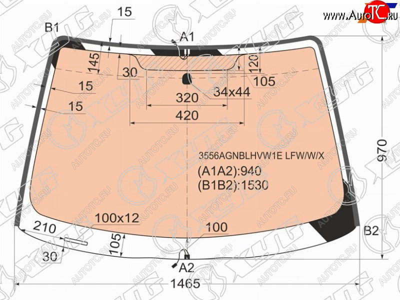 17 999 р. Стекло лобовое (Обогрев полный Молдинг) Ford Focus 98-04 XYG 3556AGNBLHVW1E LFW/W/X  с доставкой в г. Пермь