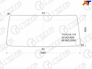 Стекло лобовое Iveco Eurocargo 91-02  Eurostar 91-02  Eurotech 91-02 XYG 3732ACLBL LFW