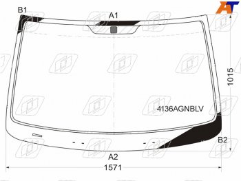 Стекло лобовое Hyundai Grand Starex 07-17  H1 07-22  Starex 07-17 FUYAO 4136AGNBLV