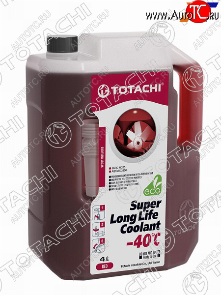1 159 р. Антифриз (SUPER LLC 4 л. -40 C красный) TOTACHI 41804  с доставкой в г. Пермь