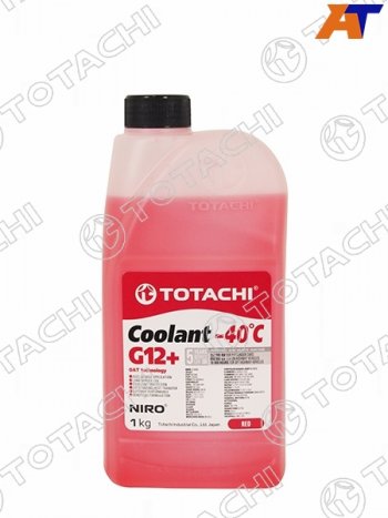 Антифриз (NIRO COOLANT G12+ 1 кг. -40 C красный) TOTACHI 43101