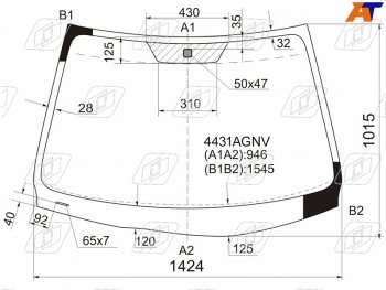 Стекло лобовое Kia Ceed 06-10 FUYAO 4431AGNV