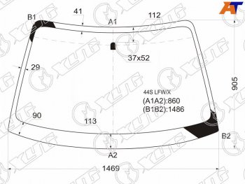 Стекло лобовое Subaru Impreza 00-07  Saab 9-2X 04-06  Subaru Impreza WRX 00-07  Impreza WRX STI 0 XYG 44S LFW/X