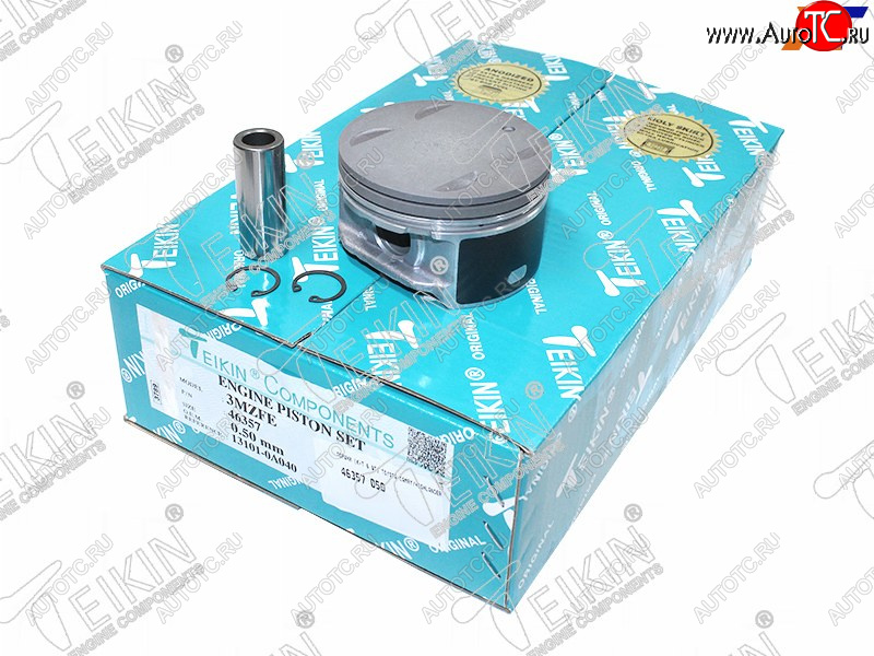 12 749 р. Комплект поршней с пальцами TEIKIN (3MZ-FE) Toyota Highlander XU20 рестайлинг (2003-2007)  с доставкой в г. Пермь