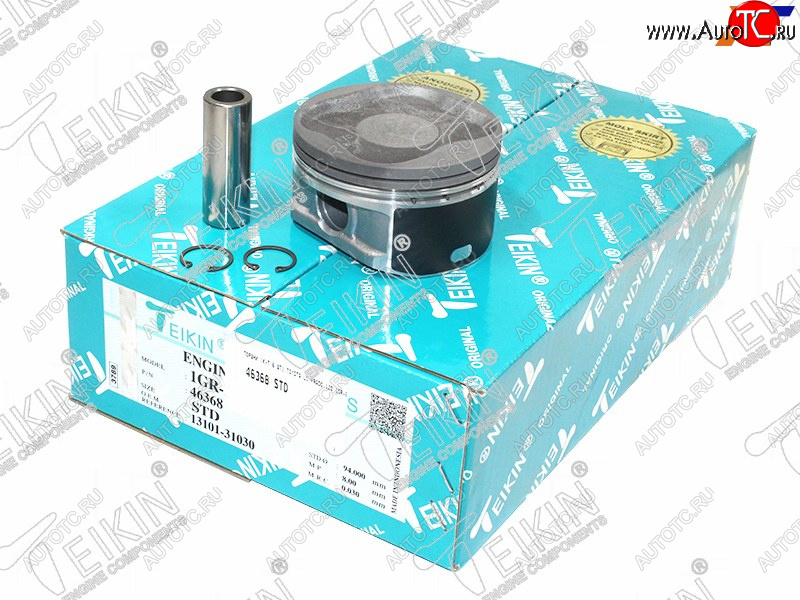 9 249 р. Комплект поршней с пальцами TEIKIN (1GR-FE) Toyota Land Cruiser Prado J120 (2002-2009)  с доставкой в г. Пермь