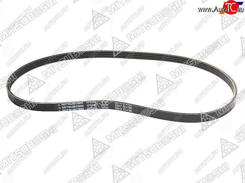 449 р. Ремень поликлиновой TOYOTA 5E-FE EL5#EXZ1# (PS)MITSUBISHI 4G6#SUZUKI G16AM15AM18A MITSUBOSHI 4PK940  с доставкой в г. Пермь
