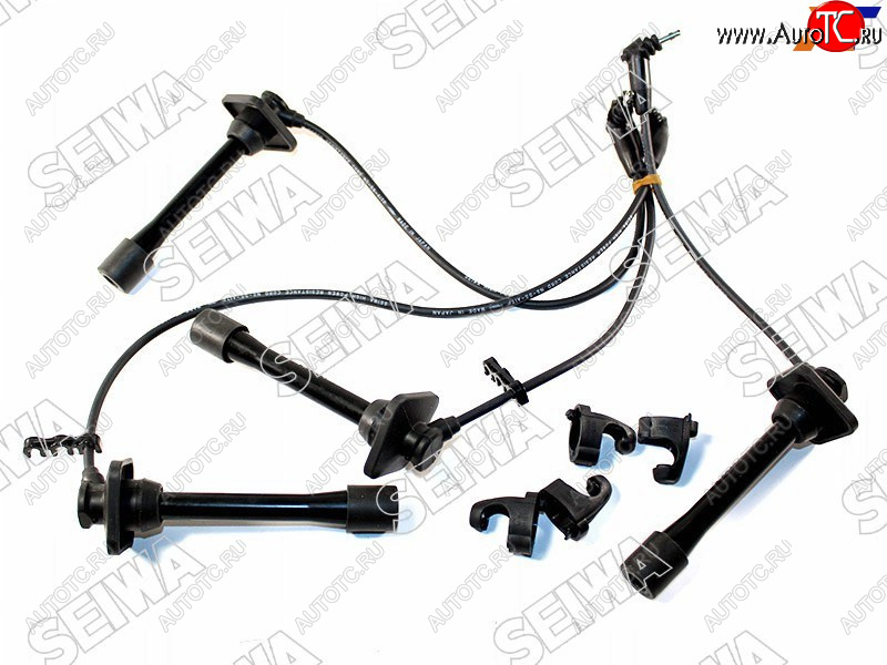 2 199 р. Провода высоковольтные TOYOTA CALDINA #T19# 92-02RAUM EXZ1015  97-03 45E-FE (квадрат. резин.) SEIWA 50071  с доставкой в г. Пермь