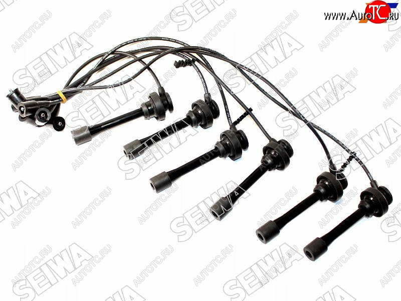 3 599 р. Провода высоковольтные MITSUBISHI PAJEROMONTERO SPORT K96W 98-09 6G72 (кругл. резин.) SEIWA 54109  с доставкой в г. Пермь