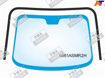 1 699 р. Молдинг лобового стекла (П-образный) Mitsubishi Pajero 99-20                                         PMA 5661ASMR2H  с доставкой в г. Пермь. Увеличить фотографию 1