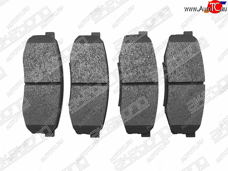 2 999 р. Колодки тормозные (усиленные) AKEBONO (задние) Toyota Tundra XK50 2-ой рестайлинг (2013-2022)  с доставкой в г. Пермь