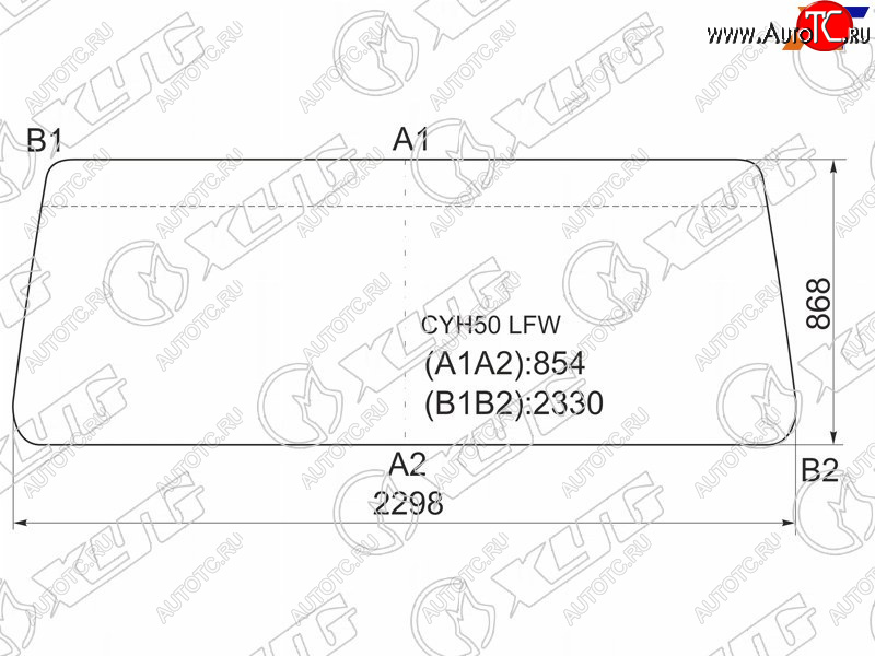 13 949 р. Стекло лобовое Foton Auman 06-  Isuzu Giga 94- XYG CYH50 LFW  с доставкой в г. Пермь