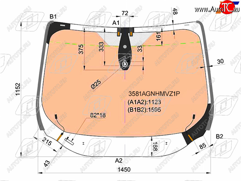 22 699 р. Стекло лобовое (Обогрев полный Датчик дождя Молдинг) Ford Kuga 13-17  Escape 12-15 FUYAO 3581AGNHMVZ1P  с доставкой в г. Пермь