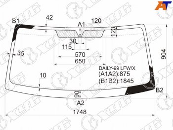 Стекло лобовое Iveco Daily 99-14  Nissan Interstar 01-10  Opel Movano 98-10  Renault Master 97-10 XYG DAILY-99 LFW/X