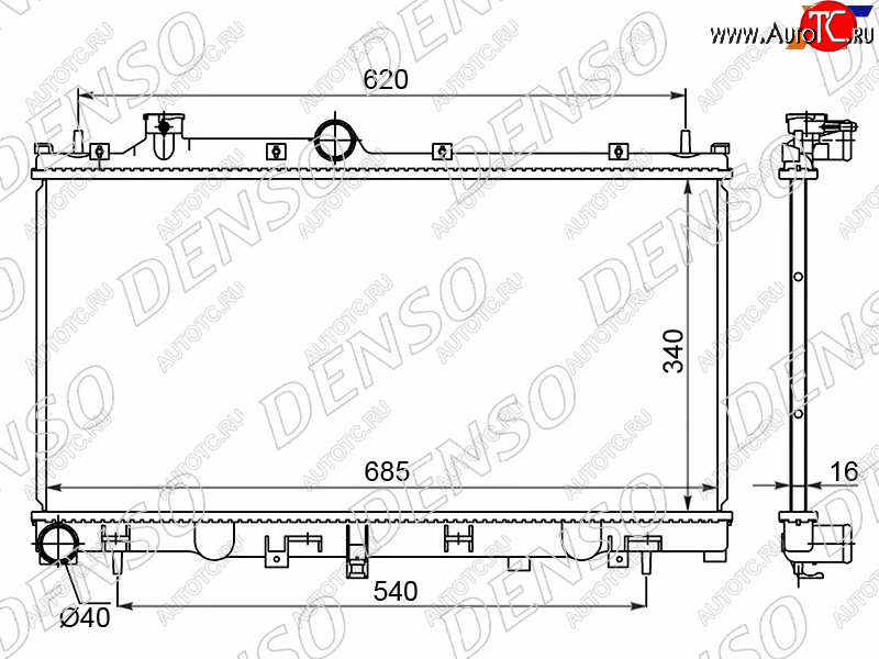 27 599 р. Радиатор DENSO DRM36021  с доставкой в г. Пермь